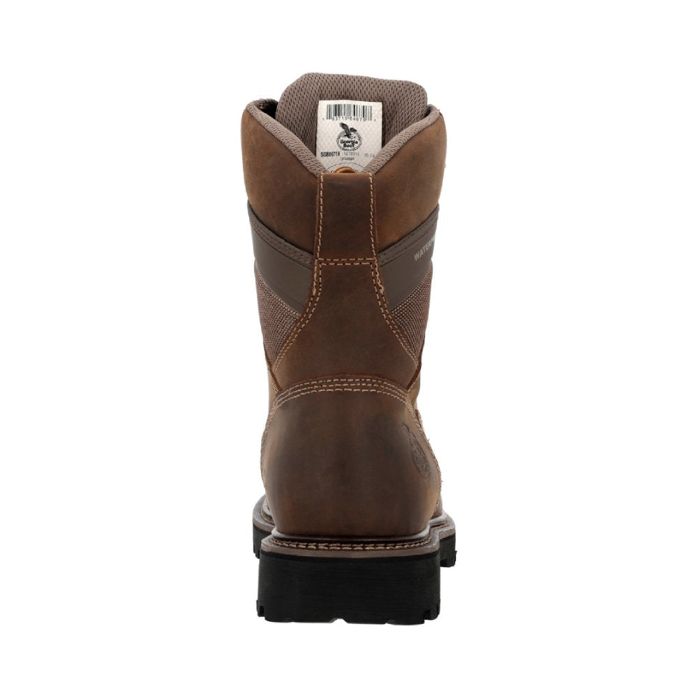 Georgia Low Heel Logger Waterproof Lace Up Composite Toe Work Boot GB00720