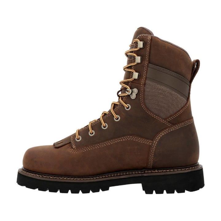 Georgia Low Heel Logger Waterproof Lace Up Composite Toe Work Boot GB00720