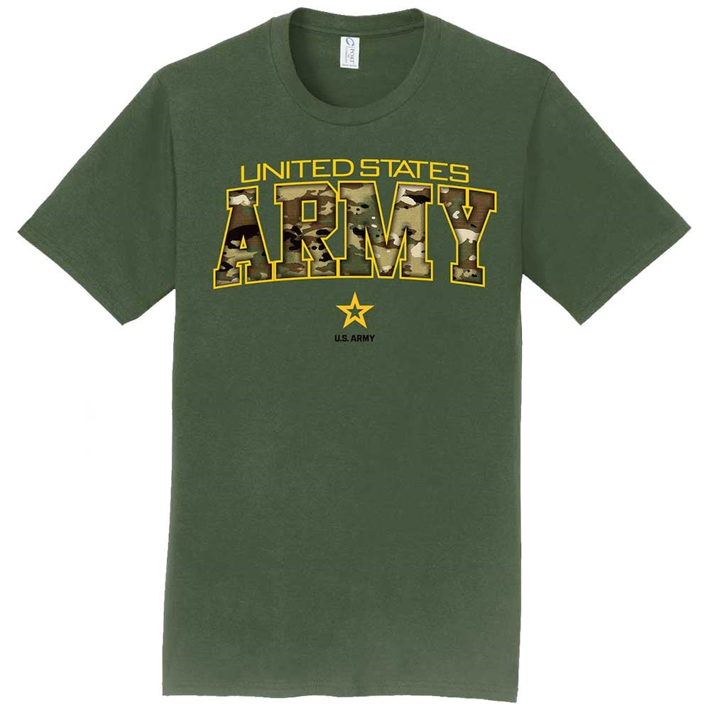 Mitchell Proffitt Olive Army T-Shirt -  HTS-964