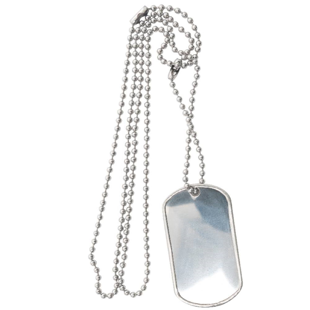 Rothco Silver Dog Tag Chain Set 8384