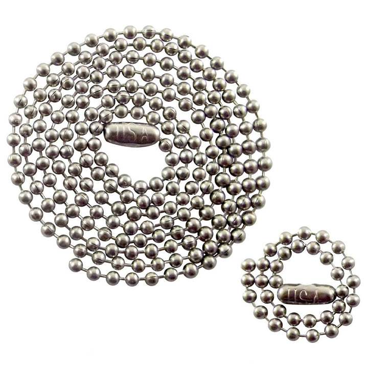 Rothco Silver Dog Tag Chain Set 8384