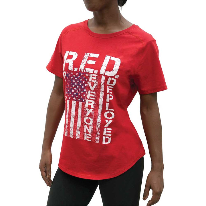 Womens Remember Everyone Deployed T-Shirt 11825