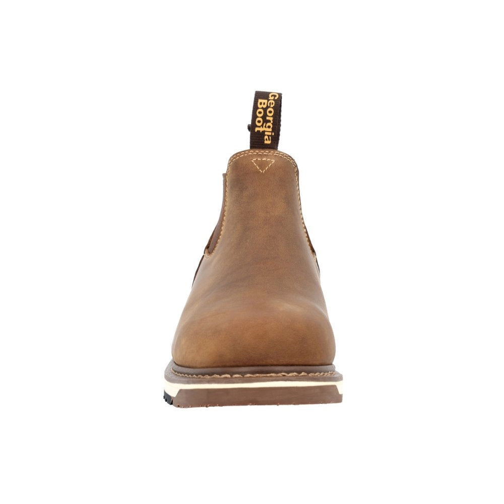 Georgia AMP LT Wedge Slip Resistant Slip On Soft Toe Work Boot GB00545