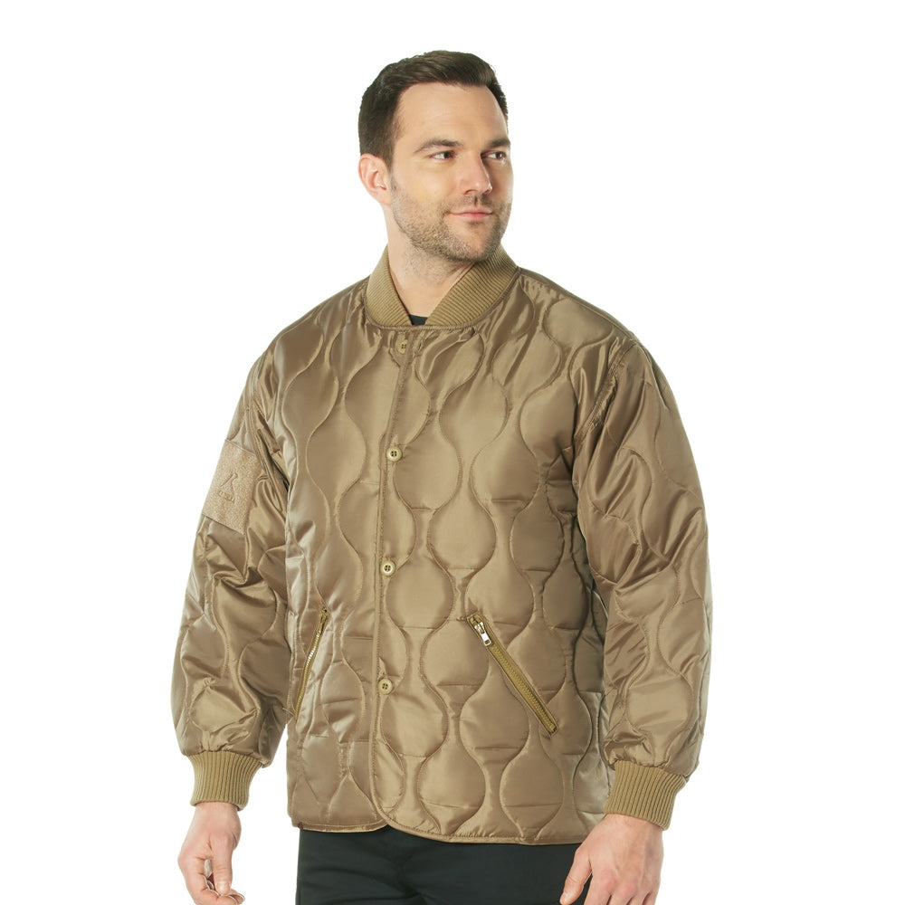 Rothco Coyote Quilted Woobie Jacket - 10445