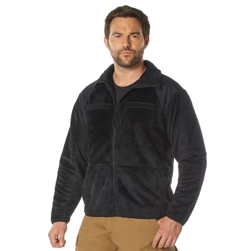 Rothco Black Ecwcs Fleece Jacket - 9739