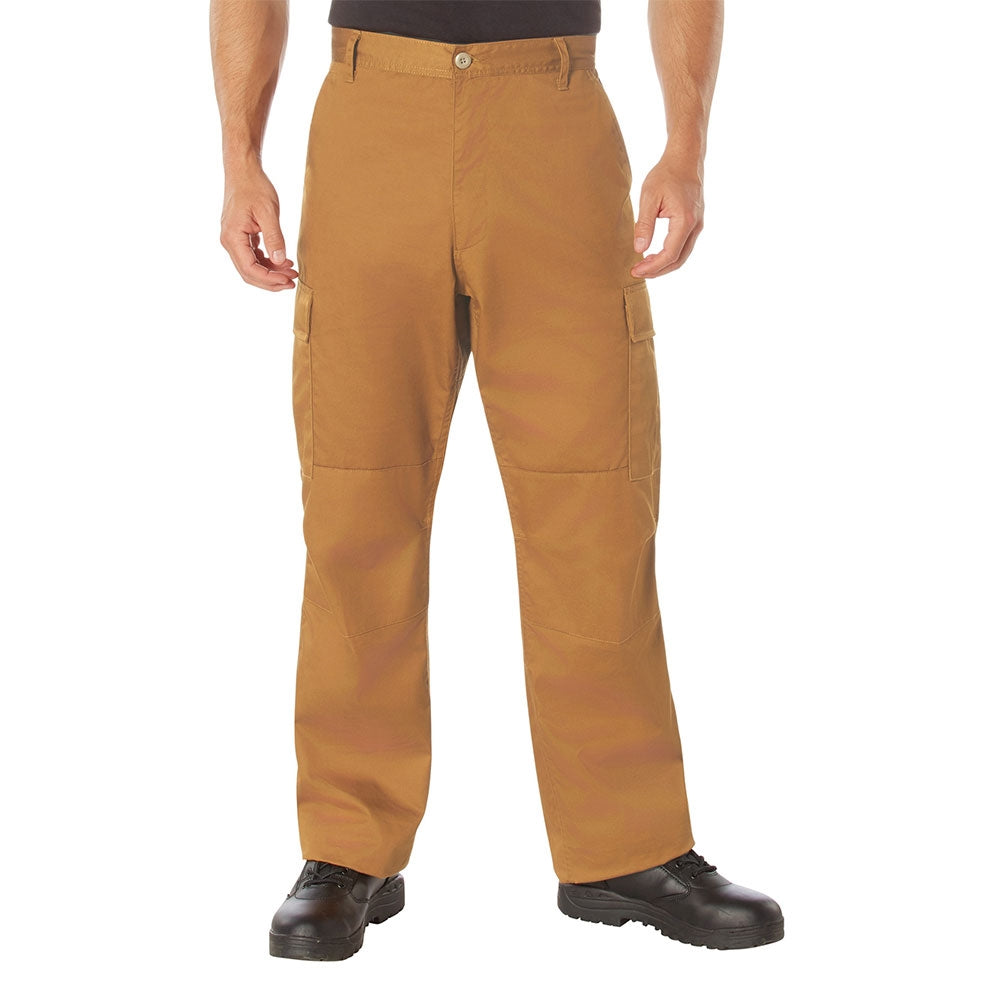 Rothco Work Brown Relaxed Fit Zipper Fly BDU Pants 11430