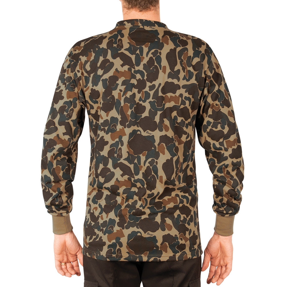 Rothco Fred Bear Camo Long Sleeve Henley T-Shirt 21050