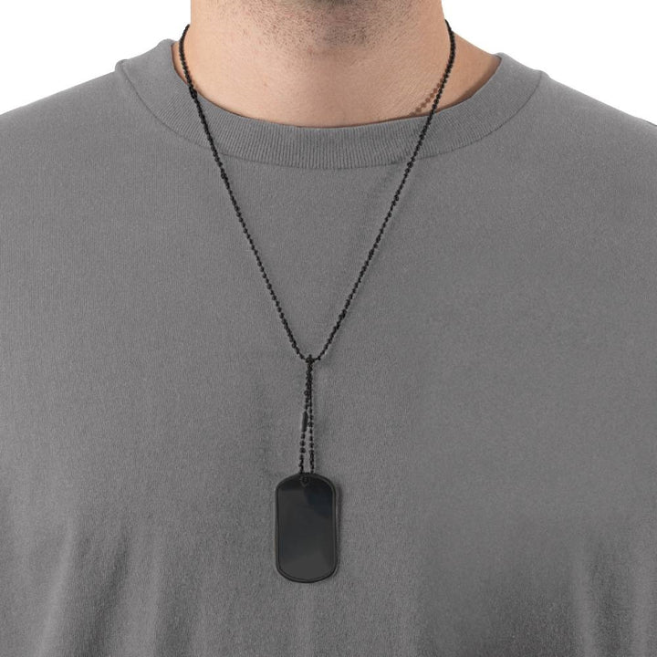 Rothco Black Dog Tag 8393