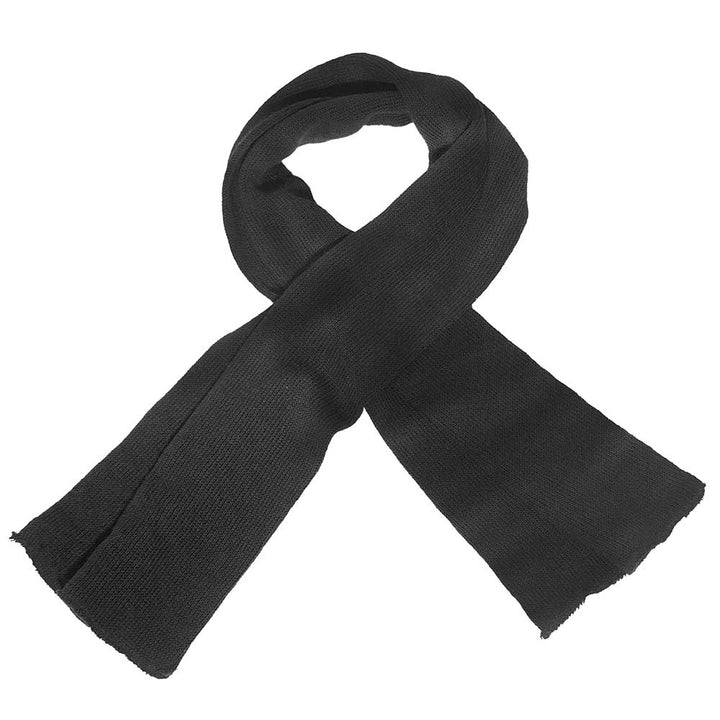 Rothco Black Military Style Wool Scarf - 84421