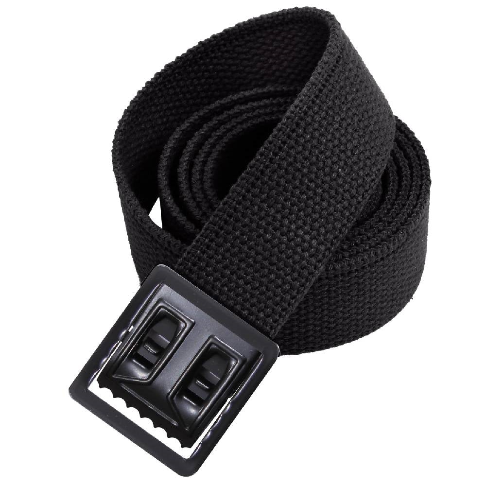 Rothco Black Web Belts with Open Face Buckle 4293