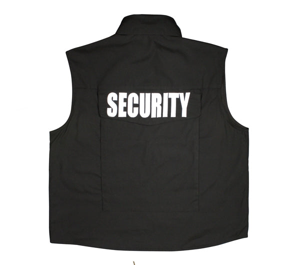 Rothco Black Security Ranger Vest - 7457