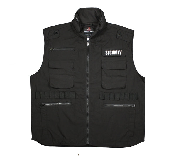Rothco Black Security Ranger Vest - 7457