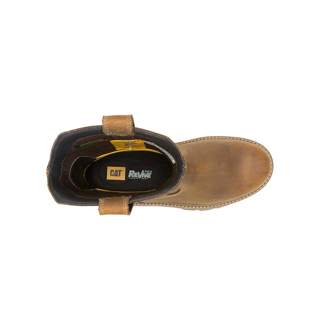 Caterpillar Colorado Equip Waterproof Composite Toe Wellington Pull On Work Boot P91755