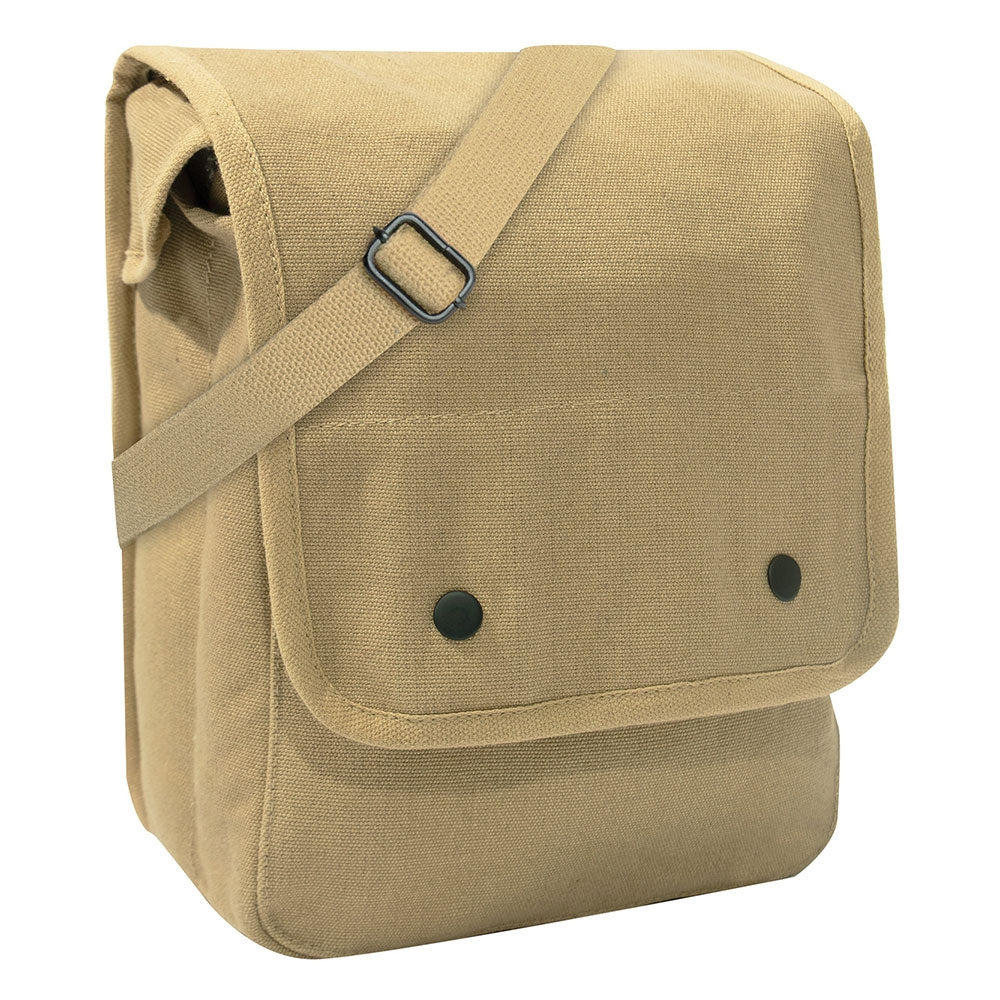 Rothco Khaki Canvas Map Case Shoulder Bag - 55970