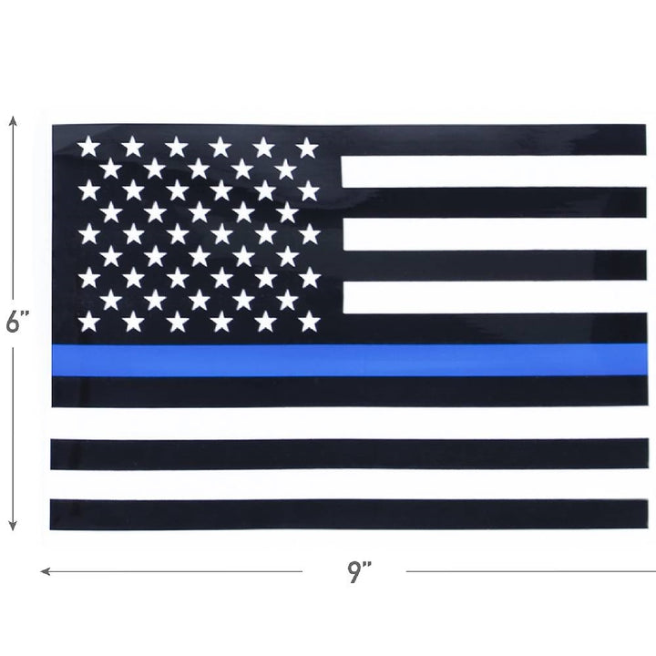 Rothco Transparent Thin Blue Line Flag Decal 12931