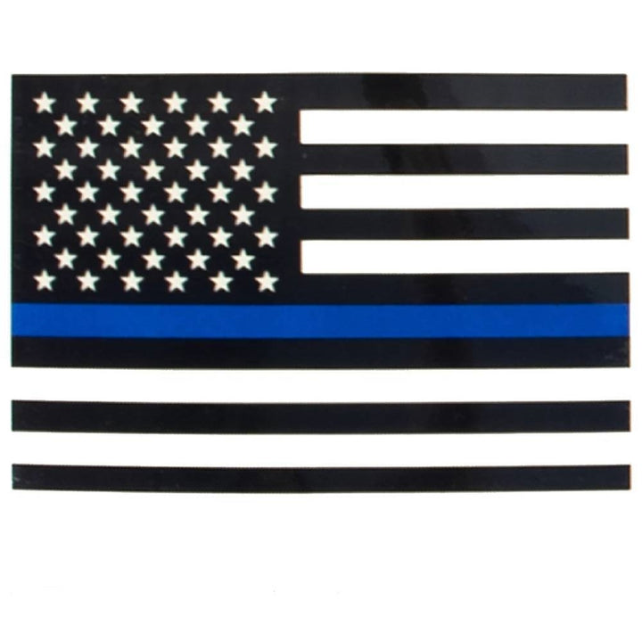 Rothco Transparent Thin Blue Line Flag Decal 12931