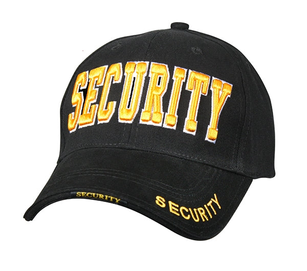 Rothco Black Sercurity Adjustable Cap - 9490