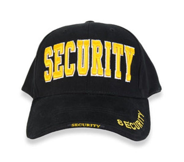 Rothco Black Sercurity Adjustable Cap - 9490
