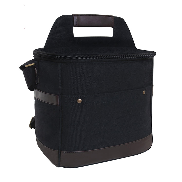 Rothco Black Canvas Insulated Cooler Bag 2609