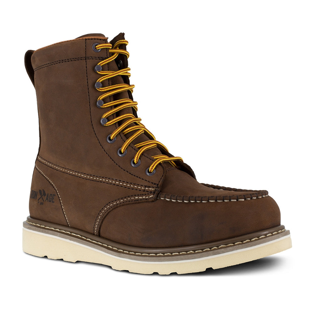 Iron Age Reinforcer Steel Toe Wedge Sole  Work Boot IA5081