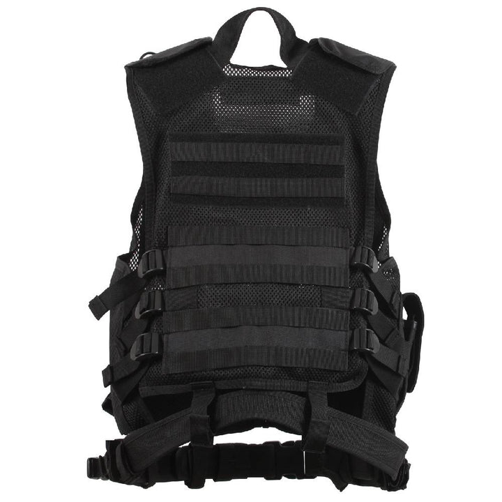 Rothco Black Cross Draw Tactical Vest - 6491