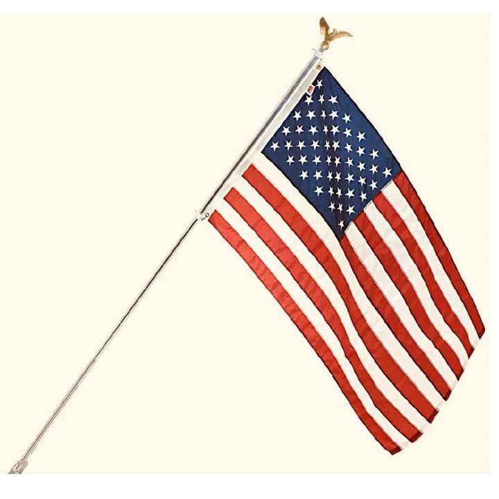 Flag Pole With USA Flag F9895