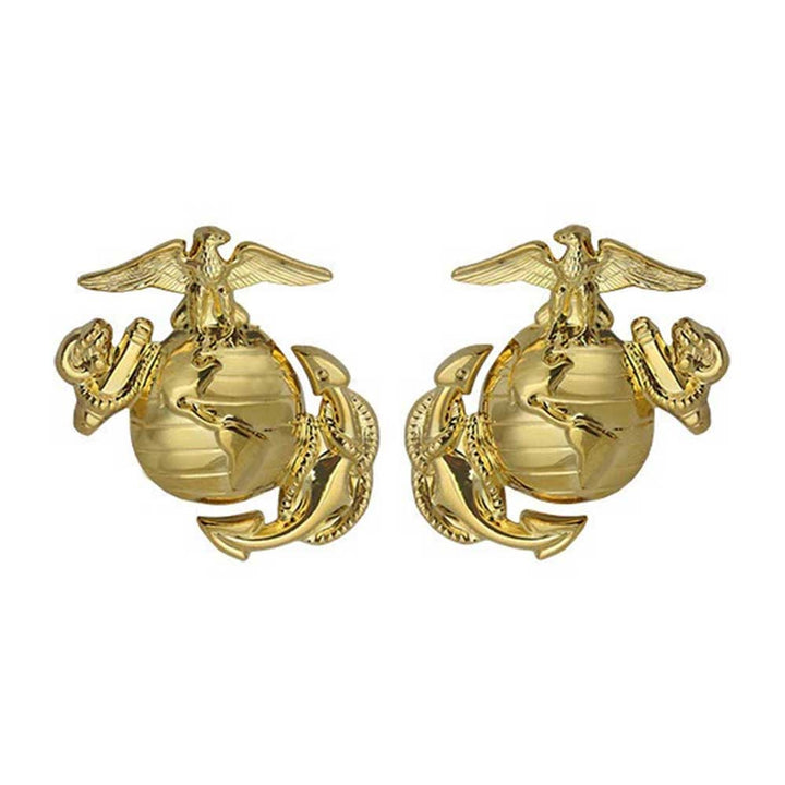 US Marine Enlisted Collar Device Set MC-250