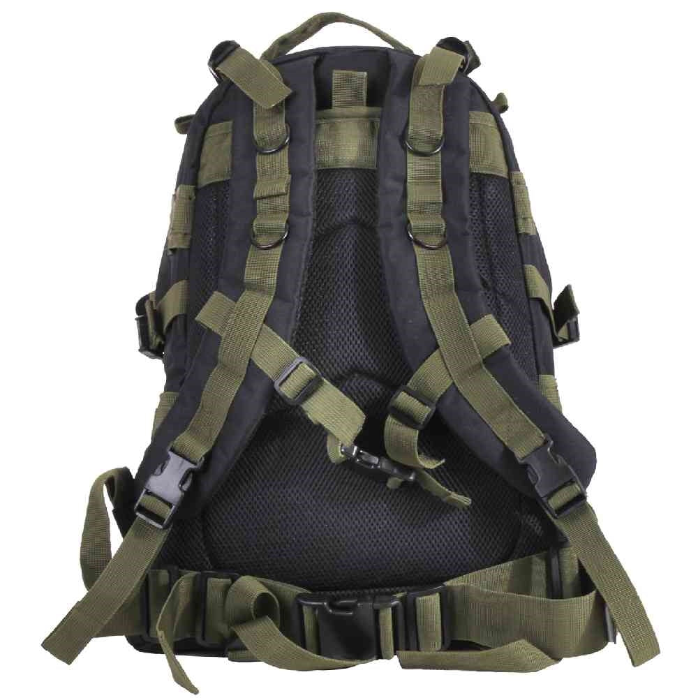 Rothco Black  OD Accents Large Transport Pack 7243