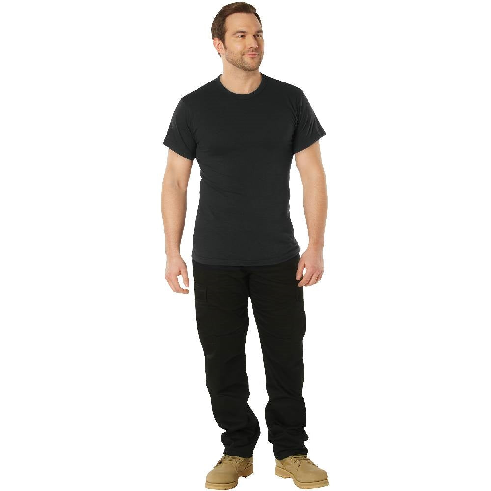 Rothco Black Solid Color T-Shirt 6989