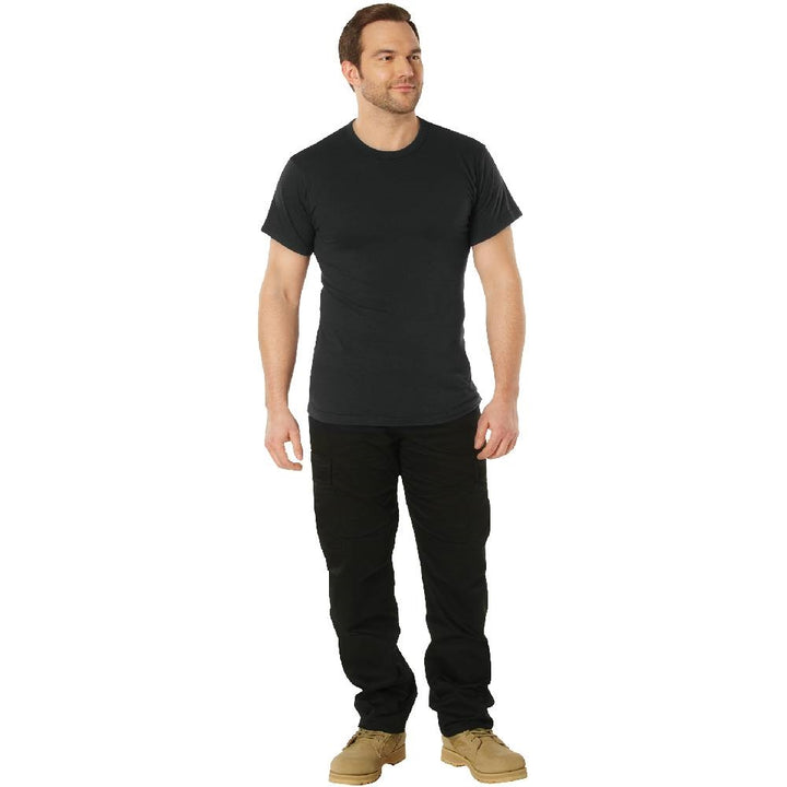 Rothco Black Solid Color T-Shirt 6989
