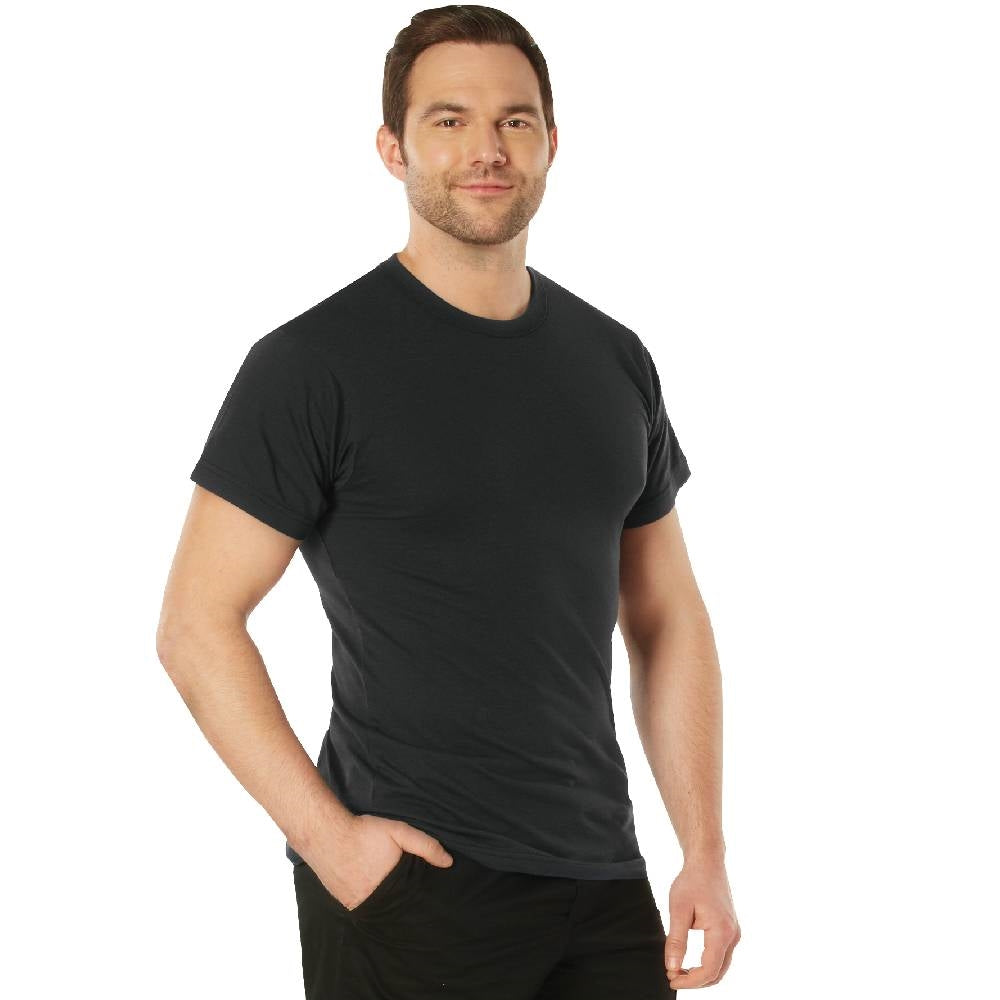Rothco Black Solid Color T-Shirt 6989