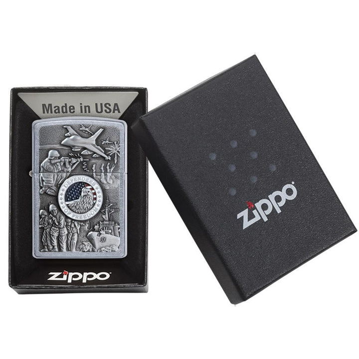 Zippo Joined Forces Emblem Lighter - 24457