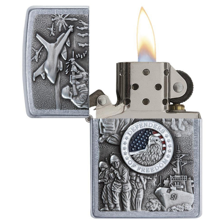 Zippo Joined Forces Emblem Lighter - 24457