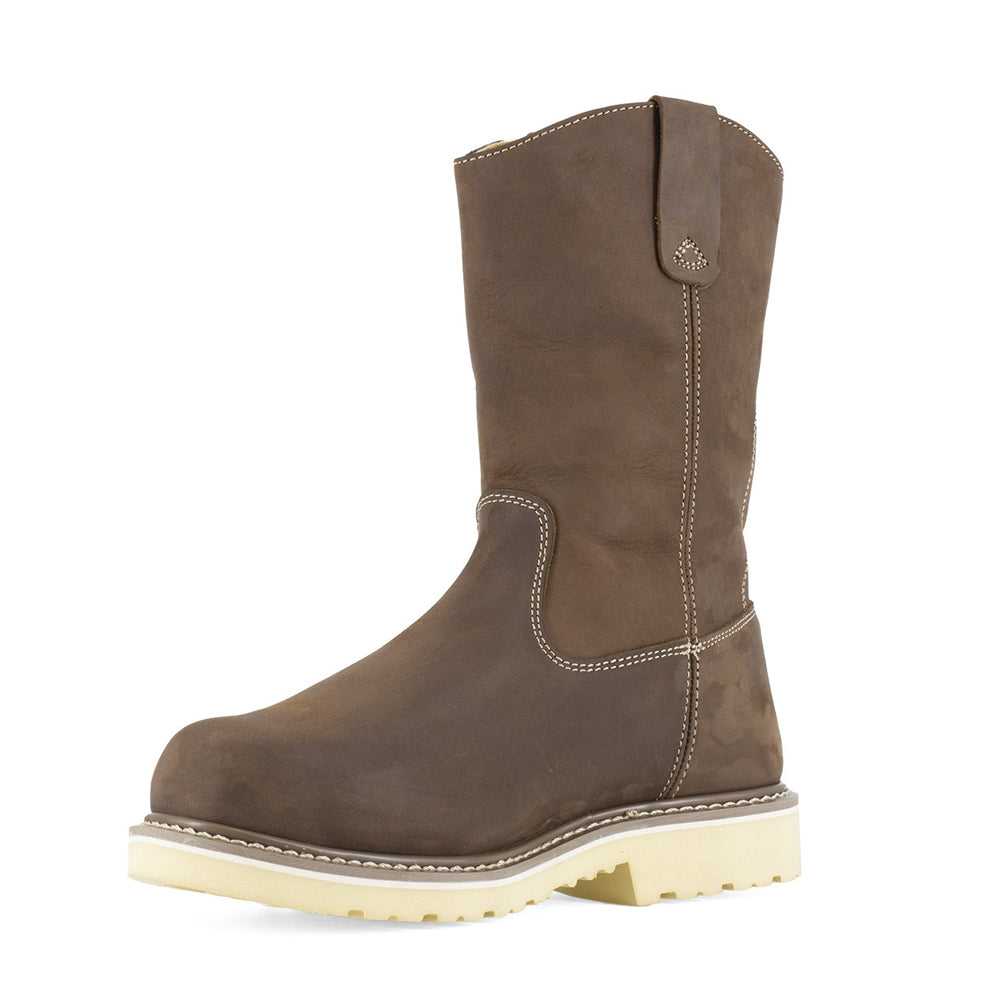 Iron Age Solidifier Composite Toe Wellington with Cushguard Internal Met Guard Pull On Work Boot IA5092