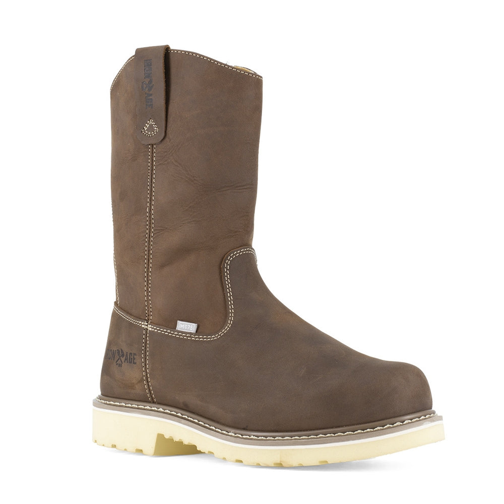 Iron Age Solidifier Composite Toe Wellington with Cushguard Internal Met Guard Pull On Work Boot IA5092