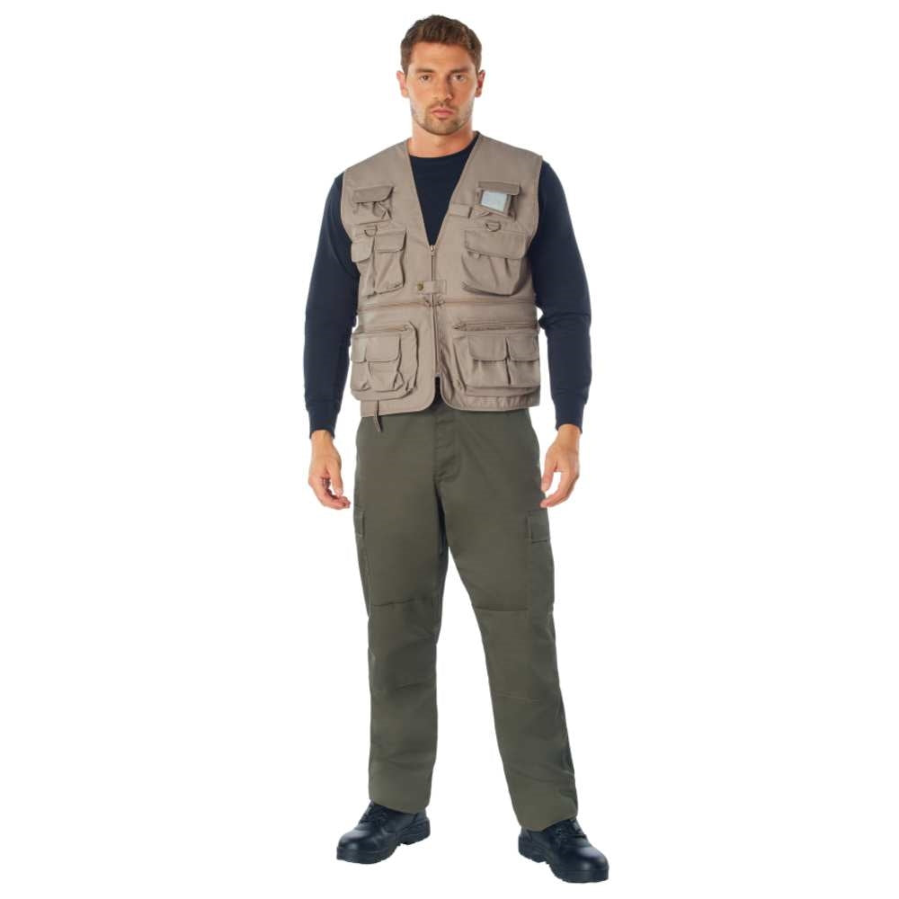 Rothco Khaki Travel Vest - 7546
