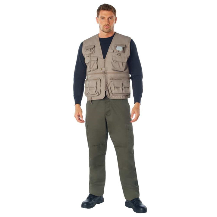 Rothco Khaki Travel Vest - 7546