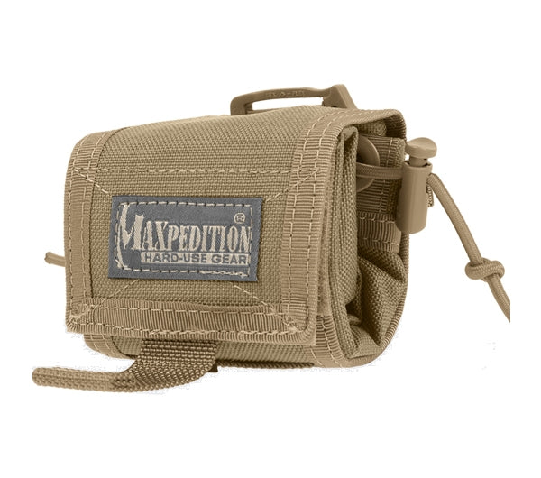 Maxpedition Khaki Rollypoly Folding Dump Pouch - 0208K