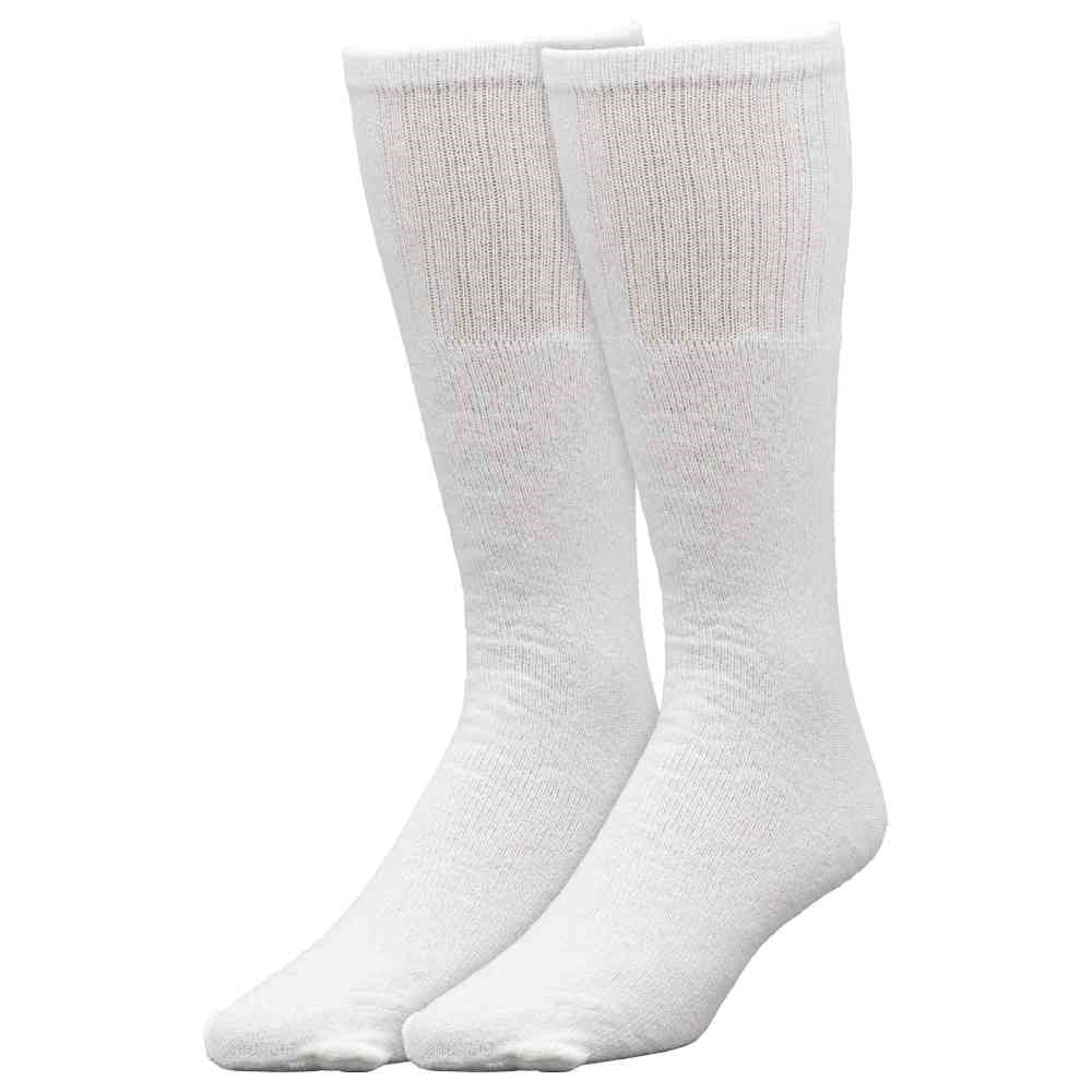 Railroad Socks Solid White Tube Socks 6075