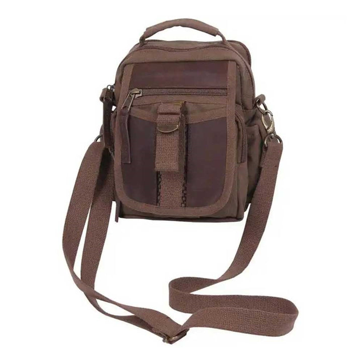 Rothco Canvas n Leather Travel Shoulder Bag 2815