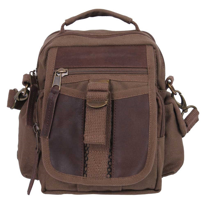 Rothco Canvas n Leather Travel Shoulder Bag 2815