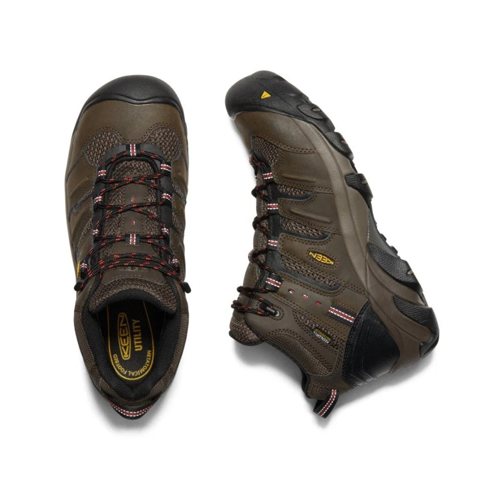 Keen Lansing Mid Waterproof Steel Safety Toe Hiker Work Boot 1022098