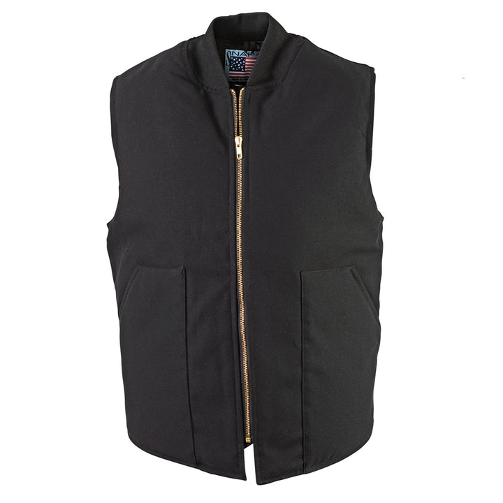 Snap N Wear Black Cotton Duck Vest - 320