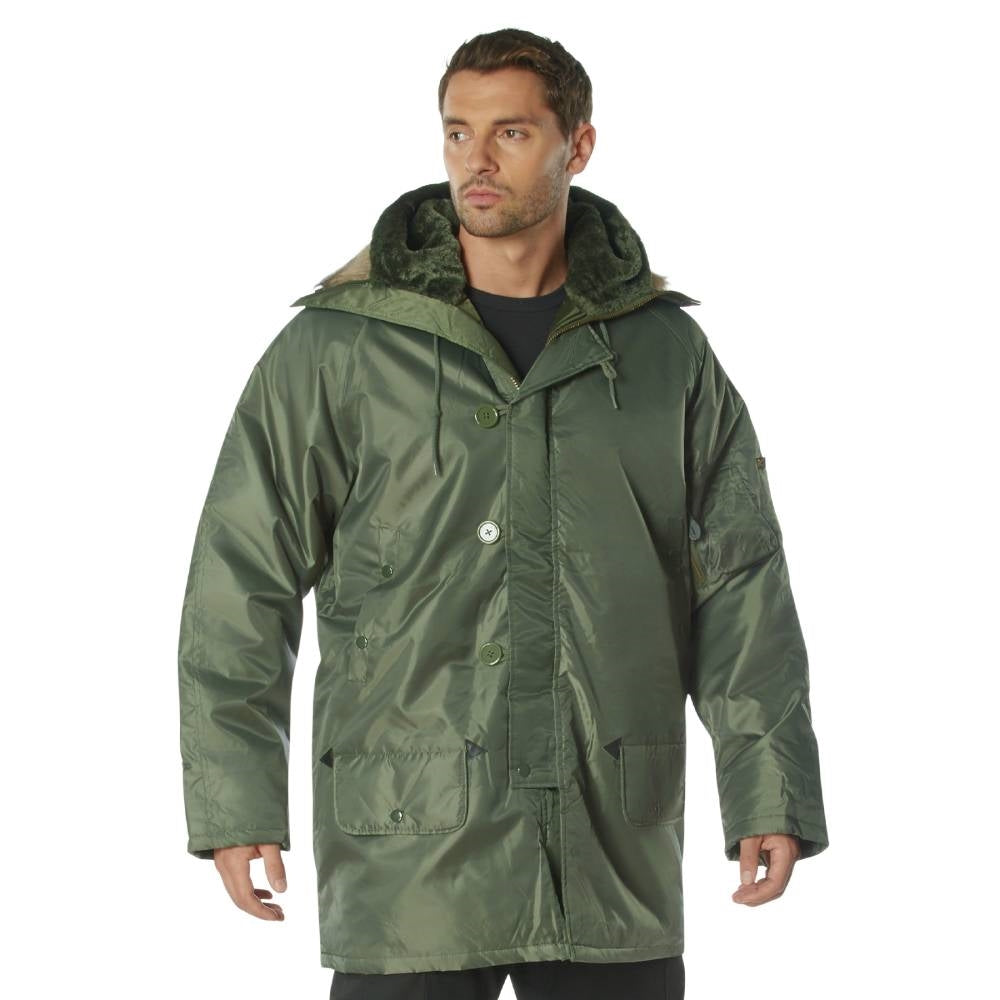 Rothco Sage Green N-3B Parka Jacket - 9387