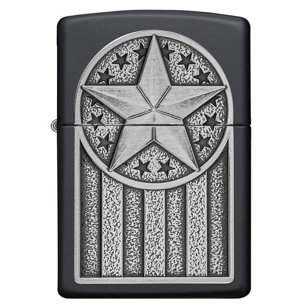 Zippo American Metal Emblem Lighter - 49639