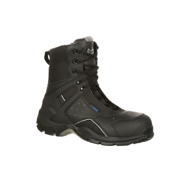 Rocky 1st Med Carbon Fiber Toe Waterproof Puncture Resistant Side Zipper Service Boot FQ0911113
