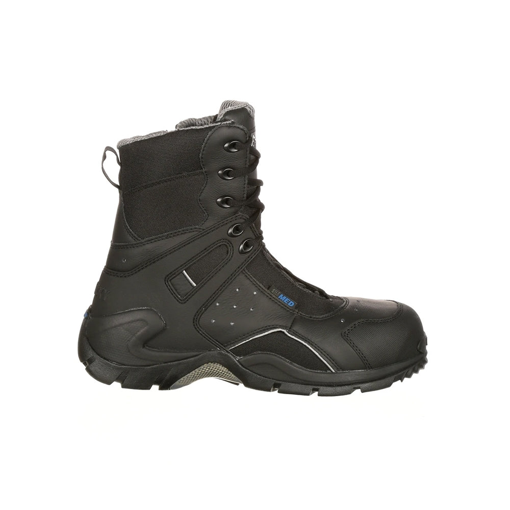 Rocky 1st Med Carbon Fiber Toe Waterproof Puncture Resistant Side Zipper Service Boot FQ0911113