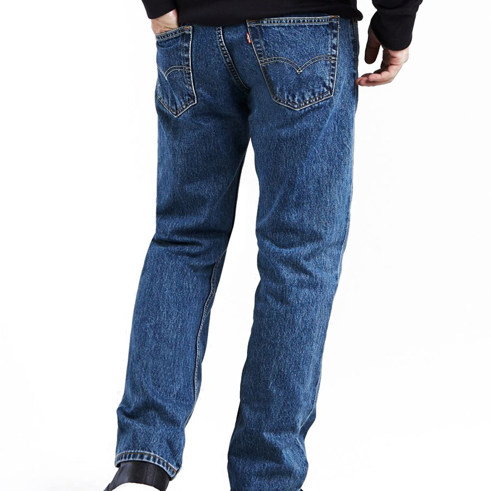 Levis 505 Medium Stonewash Jeans - 505-4891
