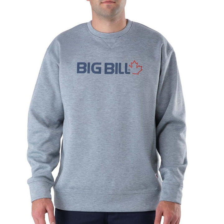 Big Bill Technical Fleece Crewneck with Graphic Logo BBFL70