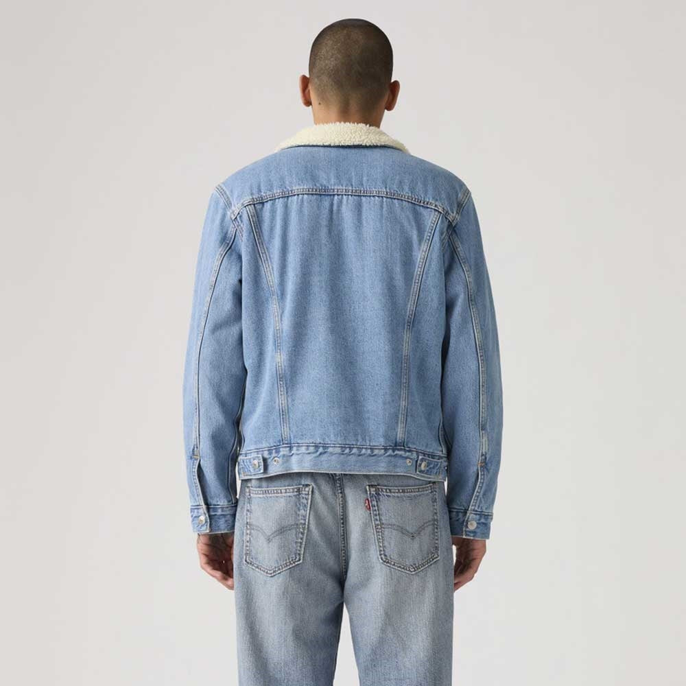 Levis Sherpa Trucker Light Stonewash Jacket 16365-0287